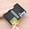 Porta-cartões Tiktok masculino porta-cartões fino porta-cartões bancários ultrafino carteira 2022 novo multifuncional novo anti-magnético