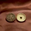 Botones Metálicos Vintage al por Mayor para Abrigos, Gabardinas, Suéteres, Chaquetas de Algodón de 18 mm a 23 mm, Ropa de Abrigo y Trajes, Botones Cosidos a Mano