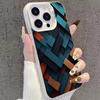 Bloque de Madera Colorido Adecuado para Funda de Teléfono iPhone 17 Pro Max Apple 16 Transfronterizo 15 Pro Creativo 14 Nicho 13