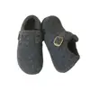 Estilo Floresta retro cinza pelúcia Birken algodão sapatos femininos 2026 inverno novo slip-on pelúcia quente preguiçosos mocassins