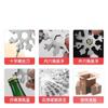 Llave de Copo de Nieve Multifuncional Llavero Portátil Hexagonal Grueso Acero de Alto Carbono Octagonal Mini Herramienta Llave Universal