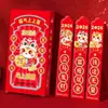 Sobre Rojo Año Nuevo del Caballo Sorteo de la Suerte Caja Sorpresa, Sorteo de la Suerte Estilo Chino, Disfraz Universal Dios de la Riqueza Año Nuevo, Sorteo de la Suerte para Bodas, Caja Sorpresa Estilo Chino
