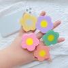 Suporte de Celular Dobrável de Formato Especial Douyin Estilo Hyuna Flor Dobrável Estrutura de Suporte com Almofada de Ar Suporte de Bolsa de Ar para Celular