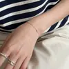 Pulsera Nueva de Plata S925 con Perlas Chinoiserie para Mujer, Diseño de Nicho Simple, Elegante y de Alta Gama, Joyería de Mano Nueva 2025