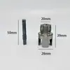 Herramienta de roscado integrada interna y externa para tubería de agua de PVC, herramienta de roscado universal para tubería de agua para roscado PPR de 1/2 pulgada, 3/4 de pulgada, 1 pulgada