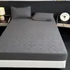 Funda de Colchón Impermeable Acolchada Transfronteriza, a Prueba de Orina, Antideslizante, a Prueba de Polvo, Juego de Tres Piezas para Comercio Exterior