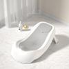 Asiento de Soporte y Reclinable para Baño de Bebé, Soporte Universal para Bañera de Bebé, Alfombrilla Antideslizante, Red para Baño de Recién Nacido, Tamaño Grande