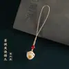 Gato de carbón Bodhi lindo con forma de garra cadena para teléfono móvil colgante cadena de llaves colgante nicho para mujer funda de teléfono móvil cadena de llaves colgante venta al por mayor
