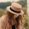 Sombrero de Lana Otoño e Invierno Francés Estilo Británico Transfronterizo Sombrero Jazz Letra m para Mujer Sombrero Estándar de Exportación