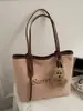 Bolso de Paja Tejida para Vacaciones en la Playa para Mujeres 2025 Nuevo Popular de Gran Capacidad Bolso de Hombro Moderno Bolso Tote de Moda para el Trabajo