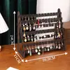Suporte de Brincos de 7 Camadas Cor de Noz Mais Vendido Transfronteiriço, Porta-Joias de Brincos Multicamadas Desmontável, Suporte de Exibição de Brincos de Grande Capacidade