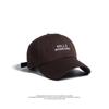 Gorra de béisbol con visera bordada en inglés, estilo retro japonés, simple, para mujer, otoño e invierno, americana, Kaji, estudiantil, casual, de trabajo, para hombre