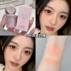 Sachino Mist Light Rubor Líquido de Doble Uso para Labios y Mejillas Rouge Coreano Natural con Vitalidad y Brocha Esponja Rubor