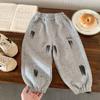 Pantalones de Punto para Niños con Estampado de Pinceladas, Nuevos Pantalones Deportivos de Algodón para Niños de Primavera y Otoño, Suaves, Cómodos, Anti-Pilling, Duraderos