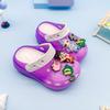 Desgaste exterior flash fresco suela gruesa antideslizantes agujero luminoso zapatos de dibujos animados Nezha Bestia Encantada Moda Baotou Pantuflas