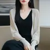 Blusa de Malla de Aire Acondicionado Nueva de Verano para Mujer, Cárdigan de Manga Murciélago, Top de Punto Fino