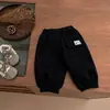 Ropa de Invierno para Niños Conjunto de Ropa para Celebración de Año Nuevo Ropa Gruesa de Algodón Festiva China para Bebés y Niños Pequeños Pantalones Deportivos de Forro Polar con Dibujo de Gatito