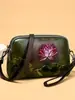 Bolso de Mano de Lujo Ligero de Alta Gama Estilo Étnico Chino para Mujer 2026 Nuevo Versátil Casual Textura de Cuero Genuino Transfronterizo