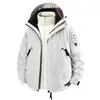 Chaquetas de Exterior para Hombres y Mujeres en Otoño e Invierno Chaquetas Cortavientos e Impermeables Forro Calefactor de Grafeno Tres en Uno Desmontable