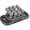 Pistola de Fascia Multicabezal 28 Cabezales Masajeador Muscular para Hombres Pistola de Fascia Eléctrica Multicabezal para Cuello Masajeador de Grado Profesional