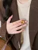 Colores de Invierno~Cadena de Suéter de Piedra Ojo de Tigre Perla Estrella para Mujer, Collar Largo de Estilo Lujo de Alta Gama, Accesorio Vintage