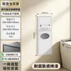 Nicho de Baño Empotrado de Acero Inoxidable, Portacepillo de Inodoro Oculto, Nicho de Inodoro Oculto, Nicho Empotrado para Dispensador de Pañuelos