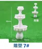 Wx Maquete Arquitetônica Mesa de Areia Escultura Artística Fontes Figuras Animais com Paisagem Ornamentos de Cena de Praça de Jardim Europeu