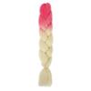 Nueva versión de trenza grande [doble color] Trenza africana sucia peluca trenza cola de caballo fibra química seda de alta temperatura color trenza grande
