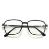 Nuevas gafas unisex de montura grande y moderna, modelo 2299, montura TR90, montura plana, antiazul.