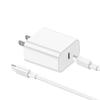 Cabezal de Carga Rápida Pd20W Cabezal de Carga Certificado 3C Cable de Datos de Carga Rápida Adecuado para Teléfono Móvil Apple Cargador Certificado Etl