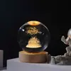 Regalo de Cumpleaños de Alta Gama Bola de Cristal Cielo Estrellado Día de San Valentín Adornos de Escritorio Luz Nocturna Decorativa Lámpara de Mesa
