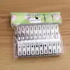Clipe Plano Pequeno de Aço Inoxidável Clipe Multifuncional para Roupas Pequeno Clipe Doméstico Multifuncional à Prova de Vento para Roupas e Meias