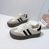 Tênis de Treino Alemães Versáteis para Mulheres, Sapatos Brancos Populares de Solado Grosso para Primavera e Verão, Tênis Esportivos Casuais da Moda, Tênis Retro Forrest Gump