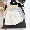 Talla Grande para Mujer Verano Nuevo Estilo 100kg Gordo mm Simple Pequeño Fresco Encaje Shorts Casual Línea A Pantalones Pierna Ancha 7434