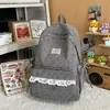 Mochila de Viaje Fresca y Juvenil Estilo Universitario, Mochila Escolar Estilo Coreano, Mochila Moderna y Estéticamente Agradable para Estudiantes de Secundaria y Preparatoria