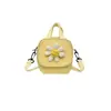 Bolsa Pequena de Crisântemo Amassado Transfronteiriça para Mulheres, Nova Moda 2025 Bolsa de Ombro de Lona Fofa, Bolsa Transversal Casual Simples e Versátil