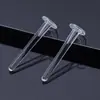 Brincos de resina invisíveis piercing de orelha conversor de furo reto brincos de PC transparente acessórios de joias diy
