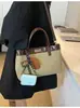 Bolsa Retro Fosca Transfronteiriça para Mulheres, Grande Capacidade, Nova Bolsa de Ombro Transversal Outono e Inverno 2026, Bolsa de Mão Tendência Bolsa Platina