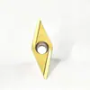 Cuchilla de Torneado de Precisión con Ranura en Forma de Diamante de 35 Grados Vbgt160402R-Y Herramienta de Corte Positivo y Negativo de Cerámica