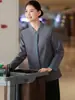 Roupas de Limpeza Novas 2025 Outono e Inverno Manga Longa Feminina Limpeza de Propriedade de Quarto de Hotel Tia Roupa de Trabalho de Limpeza de Hospital