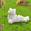 Micropaisaje Lindo Gato Líquido Pequeños Adornos Simulación Animal Jardín Paisaje Accesorios Resina Artesanía Decoraciones Adornos