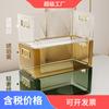 Caja de Mascarillas Apilable Caja de Almacenamiento de Lápiz Labial para el Cuidado de la Piel de Lujo Ligero Abierta Estante de Almacenamiento para Tocador Caja de Almacenamiento de Cosméticos
