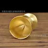 Fabricantes de origen en Dongguan cáliz de latón CNC vidrio de cobre vino adornos decorativos vaso de vino dorado