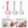Escova facial de dupla face cabelo macio silicone limpador maquiagem limpeza de cravos limpeza profunda poros faciais sujeira