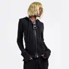 Sudadera con capucha de cremallera grande de color liso, sudadera casual de calle, chaqueta, estilo Y2K transfronterizo europeo y americano, para hombre y mujer, primavera temprana, otoño e invierno, única