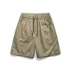 Shorts Casuales de Secado Rápido Estilo Americano de Marca de Moda para Hombre Verano 2026, Shorts de Seda Helada de Longitud Media, Shorts Versátiles para la Playa