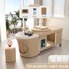 Cama de champú para terapia capilar de acero inoxidable para peluquería, cama de champú especial para salón de belleza, salón de salud, cama para el cuidado del cuero cabelludo