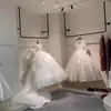 Suporte de Suspensão em Forma de U Cortina Têxtil Roupa Rack de Exibição de Vestido de Casamento Barra para Roupas Femininas Preto Cabide Invertido Montado na Parede