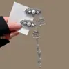 Colgante de Plata Estilo Étnico Único Pinza para Flequillo de Frente Pasador para el Cabello para Mujeres 2026 Nuevo Clip Lateral Bb Accesorio para el Cabello