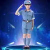 Disfraz elástico Hongjun para niños ocho direcciones Junxin Sijun disfraz vestido Ropa de la Guardia Roja disfraz de actuación de la Guerra Antijaponesa